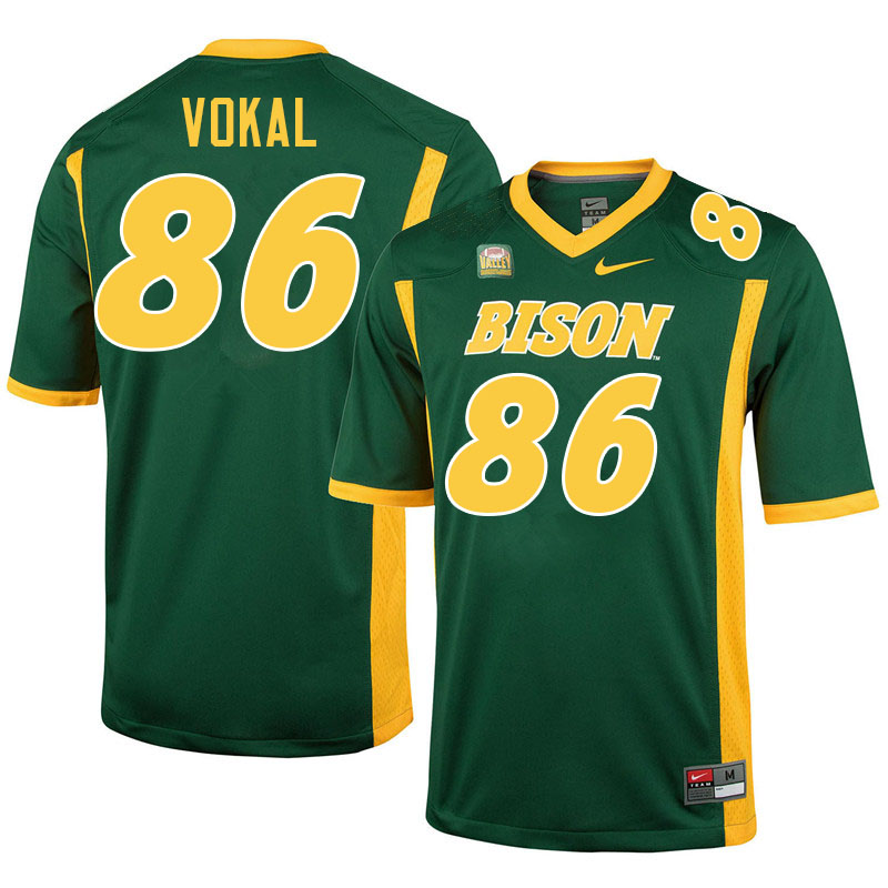 North Dakota State Bison #86 Dylan Vokal College Football Jerseys Stitched-Green